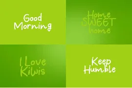 Fresh Kiwi font