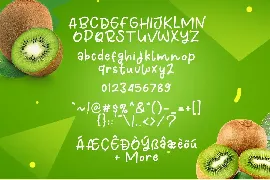 Fresh Kiwi font