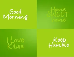 Fresh Kiwi font