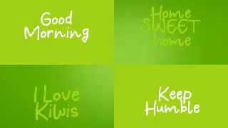 Fresh Kiwi font