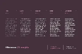 Alterwave - Font Family