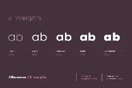 Alterwave - Font Family