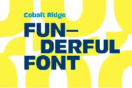 Cobalt Ridge font