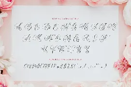 Romantically Script font