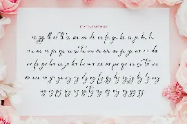 Romantically Script font