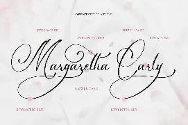 Romantically Script font