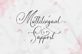 Romantically Script font