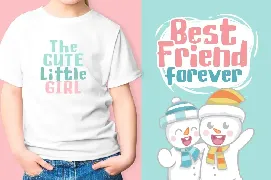 Cute Snowman font