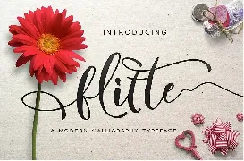 Flitte - Modern Calligraphy font