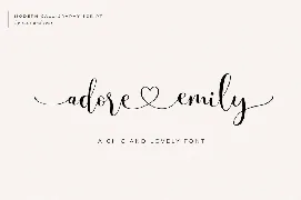 Olivia James font