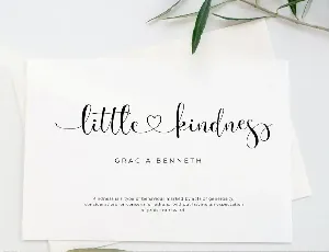 Olivia James font