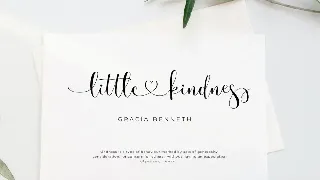 Olivia James font