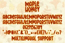 Maple Honey font