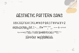 Aesthetic Pattern - A Duo Font