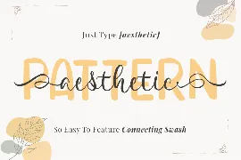 Aesthetic Pattern - A Duo Font