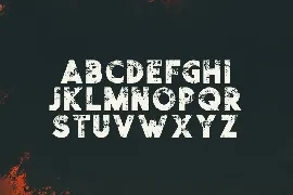 Visage Demolished font