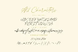 Attaira - Display & Signature font