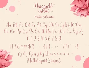 Margareth Gretal Script font