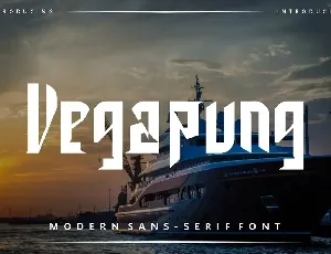 Vegapung font