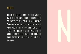 Nordin Rounded - Condensed Sans font