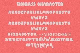 Bigbass - Display Bold Font