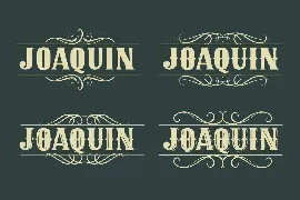 Joaquin - Vintage Display Font