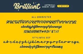 Brilliant | Lettering Script Font