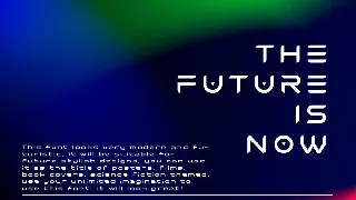 Sabrione â€“ Futuristic Font