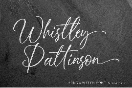 South Rattingson - Handwritten Font