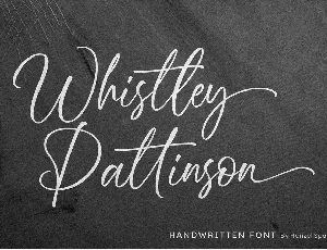 South Rattingson - Handwritten Font