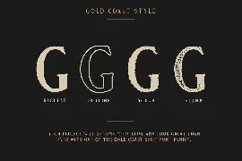 Gold Coast - Vintage Serif Font Family