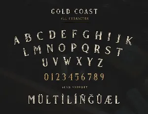 Gold Coast - Vintage Serif Font Family