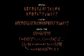 Darkside Shadow Spooky Display Font