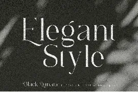 Black Lunatic | Elegant Serif Font