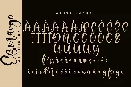 Esmargo font