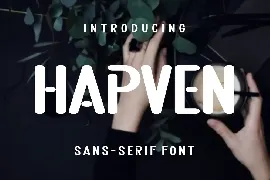 Hapven Font