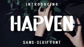 Hapven Font