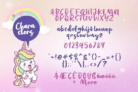 Kindness Unicorn font