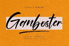 Ganboster font