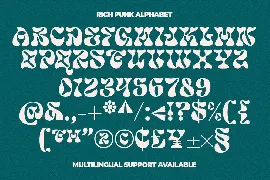 Rich Punk - Display Font