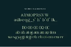 Vendya Modern Serif Font