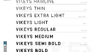 Vikeys font