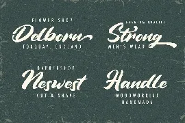 Vintage Style - Bold Script Font