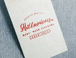 Vintage Style - Bold Script Font