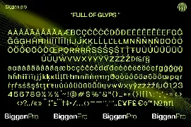 Biggan Pro font