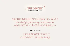 Theodore Serif Font