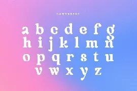 Rainbow - Modern Vintage Font