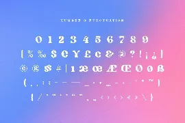 Rainbow - Modern Vintage Font