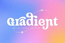 Rainbow - Modern Vintage Font