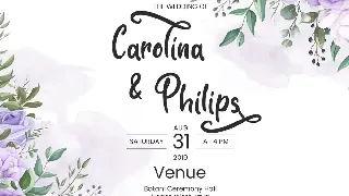 Purple Rosallia - Wedding Font